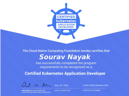 Certified Kubernetes
Application Developer